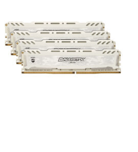 Περισσότερες πληροφορίες για "Crucial Ballistix Sport LT White 32GB DDR4-2666 BLS4C8G4D26BFSCK (32 GB/DDR4/2133MHz)"