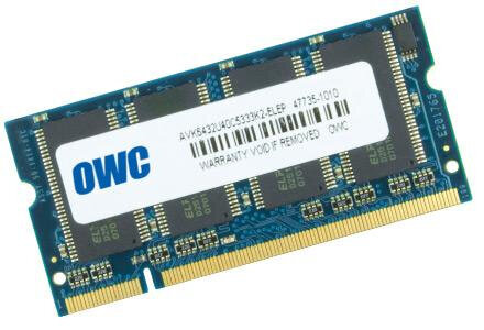 Περισσότερες πληροφορίες για "OWC OWC2700DDRS1GBA (1 GB/DDR/333MHz)"