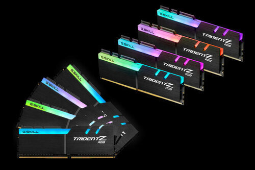 Περισσότερες πληροφορίες για "G.Skill Trident Z RGB F4-3600C16Q2-64GTZR (64 GB/DDR4/3600MHz)"