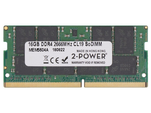 Περισσότερες πληροφορίες για "2-Power MEM5604A (16 GB/DDR4/2666MHz)"