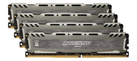 Περισσότερες πληροφορίες για "Micron Ballistix Sport BLS4C8G4D240FSBK (32 GB/DDR4/2400MHz)"