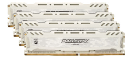 Περισσότερες πληροφορίες για "Micron Ballistix Sport BLS4C16G4D26BFSC (64 GB/DDR4/2666MHz)"