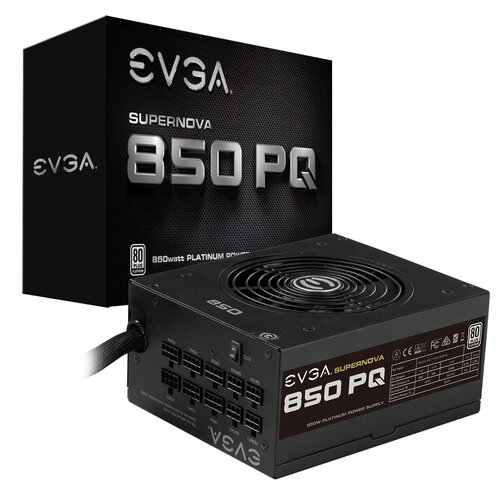 Περισσότερες πληροφορίες για "EVGA SUPERNOVA 850 PQ (850W)"