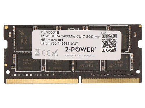 Περισσότερες πληροφορίες για "2-Power 2P-A9168727 (16 GB/DDR4/2400MHz)"
