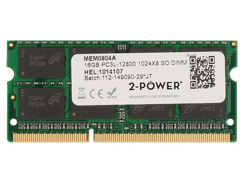 Περισσότερες πληροφορίες για "2-Power 2P-4X70J32868 (16 GB/DDR3L/1600MHz)"