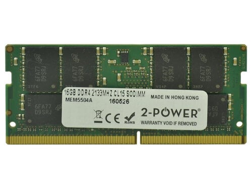 Περισσότερες πληροφορίες για "2-Power 2P-4X70J67438 (16 GB/DDR4/2133MHz)"