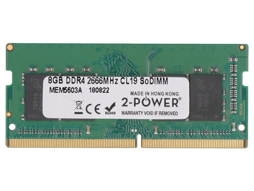 Περισσότερες πληροφορίες για "2-Power 2P-3PL81AA (8 GB/DDR4/2666MHz)"