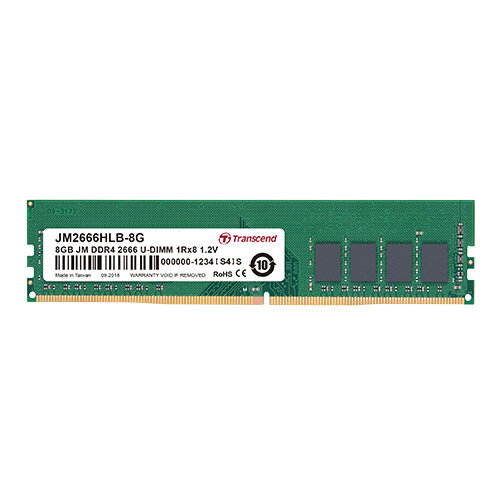 Περισσότερες πληροφορίες για "Transcend JetRam JM2666HLB-8G (8 GB/DDR4/2666MHz)"