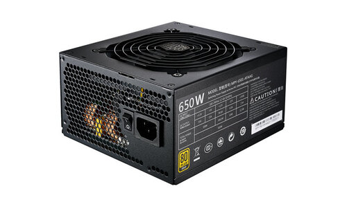 Περισσότερες πληροφορίες για "Cooler Master MWE Gold 650 Full Modular (650W)"