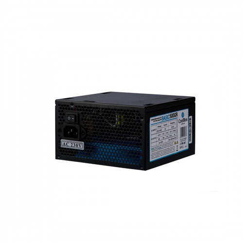 Περισσότερες πληροφορίες για "CoolBox Basic 500GR ATX (500W)"