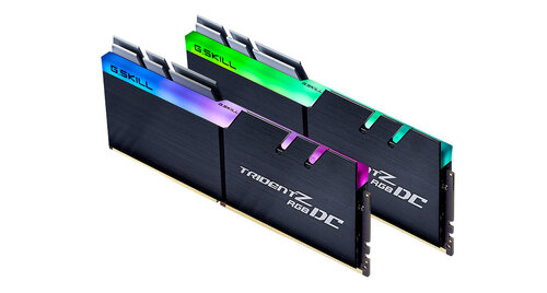 Περισσότερες πληροφορίες για "G.Skill Trident Z RGB DC F4-3200C14D-64GTZDCB (64 GB/DDR4/3200MHz)"