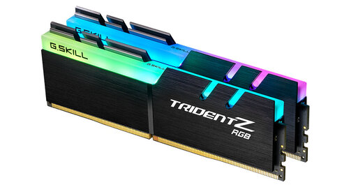 Περισσότερες πληροφορίες για "G.Skill Trident Z RGB F4-3600C16D-32GTZR (32 GB/DDR4/3600MHz)"