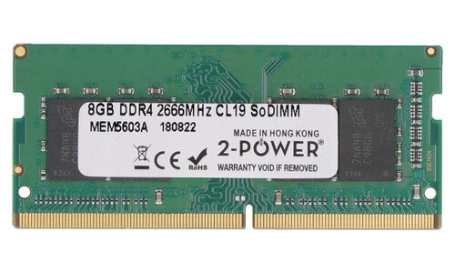 Περισσότερες πληροφορίες για "2-Power 2P-3TQ35AA (8 GB/DDR4/2666MHz)"