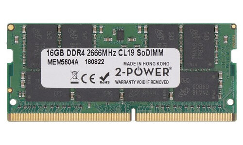 Περισσότερες πληροφορίες για "2-Power 2P-3TQ36AA (16 GB/DDR4/2666MHz)"