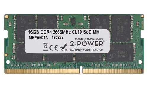 Περισσότερες πληροφορίες για "2-Power 2P-4VN07AA#ABD (16 GB/DDR4/2666MHz)"