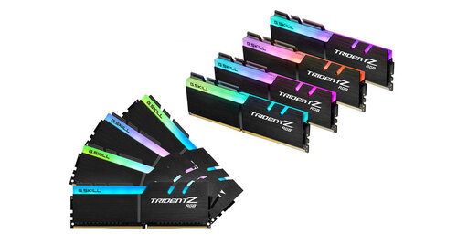 Περισσότερες πληροφορίες για "G.Skill Trident Z RGB F4-3600C18Q2-256GTZR (256 GB/DDR4/3600MHz)"