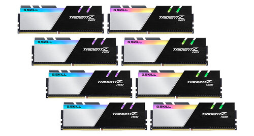 Περισσότερες πληροφορίες για "G.Skill Trident Z Neo F4-3600C18Q2-256GTZN (256 GB/DDR4/3600MHz)"