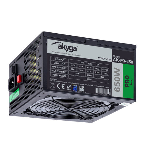 Περισσότερες πληροφορίες για "Akyga AK-P3-650 (650W)"