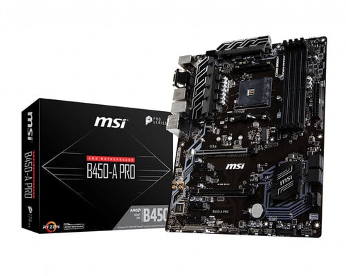 Περισσότερες πληροφορίες για "MSI B450-A-PRO"