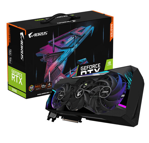 Περισσότερες πληροφορίες για "Gigabyte AORUS GV-N3090AORUS M-24GD"