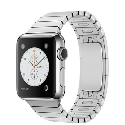 Περισσότερες πληροφορίες για "Apple Watch 38mm Stainless Steel Case with Link Bracelet"