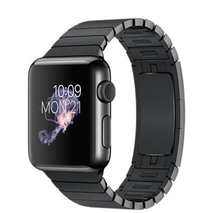 Περισσότερες πληροφορίες για "Apple Watch 38mm Space Black Stainless Steel Case with Link Bracelet"