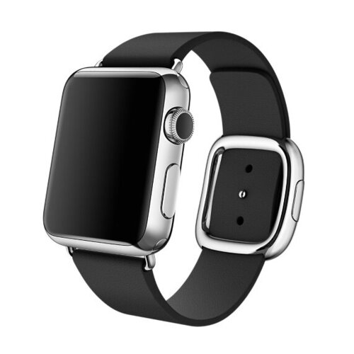 Περισσότερες πληροφορίες για "Apple Watch 38mm Stainless Steel Case with Black Modern Buckle"