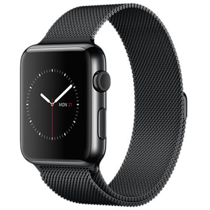Περισσότερες πληροφορίες για "Apple Watch 42mm Space Black"