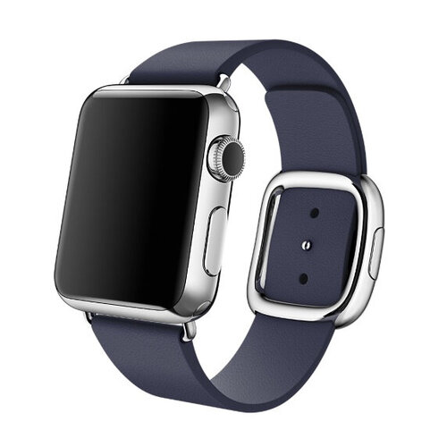 Περισσότερες πληροφορίες για "Apple Watch 38mm Stainless Steel Case with Midnight Blue Modern Buckle"