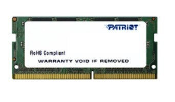 Περισσότερες πληροφορίες για "Patriot Memory Signature PSD44G240081S (4 GB/DDR4/2400MHz)"