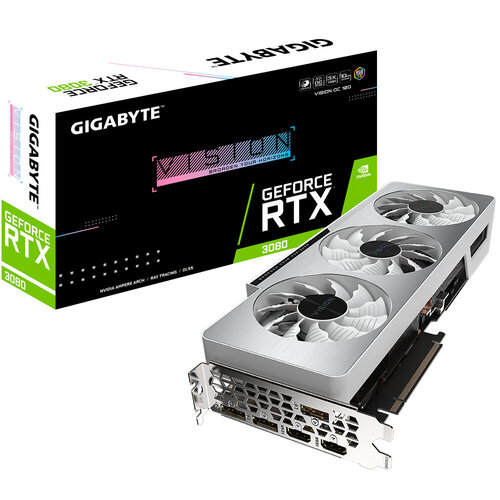 Περισσότερες πληροφορίες για "Gigabyte GeForce RTX 3080 VISION OC 10G"