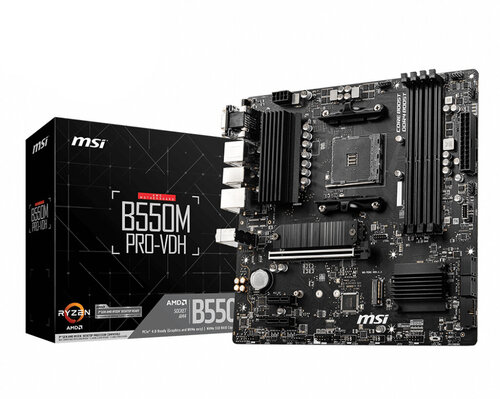 Περισσότερες πληροφορίες για "MSI B550M PRO-VDH"