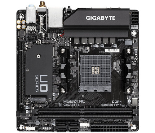 Περισσότερες πληροφορίες για "Gigabyte A520I AC"