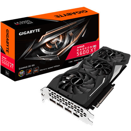 Περισσότερες πληροφορίες για "Gigabyte Radeon RX 5600 XT GAMING OC 6G (rev. 2.0)"