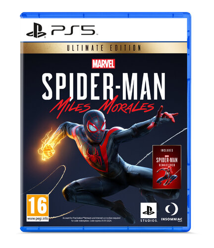 Περισσότερες πληροφορίες για "Sony Marvel’s Spider-Man: Miles Morales Ultimate Edition"