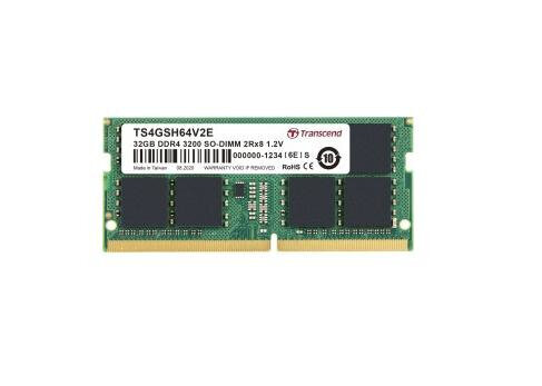 Περισσότερες πληροφορίες για "Transcend TS4GSH64V2E3 (32 GB/DDR4/3200MHz)"