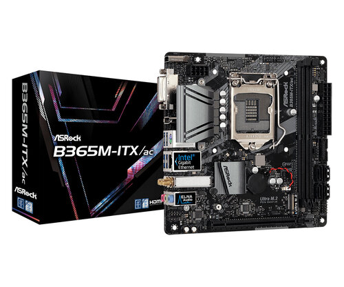 Περισσότερες πληροφορίες για "Asrock B365M-ITX/ac"