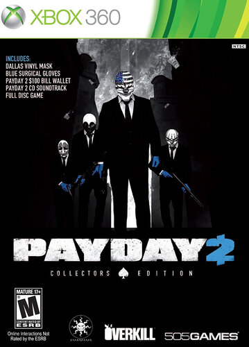 Περισσότερες πληροφορίες για "505 Games Payday 2: Collector's Edition (Xbox 360)"