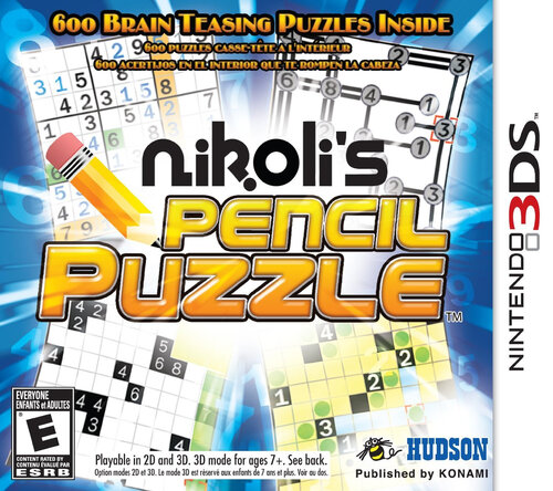 Περισσότερες πληροφορίες για "Nintendo Nikoli's Pencil Puzzle (Nintendo 3DS)"