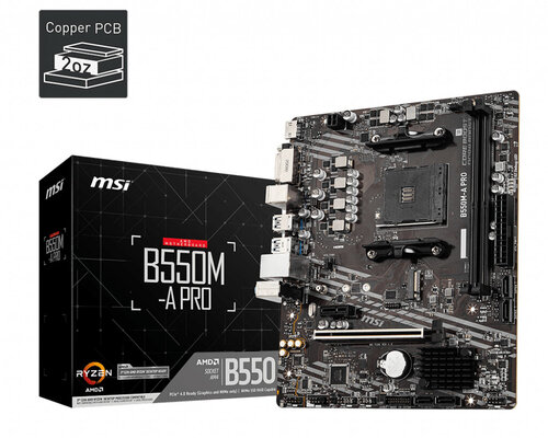 Περισσότερες πληροφορίες για "MSI B550M-A PRO"