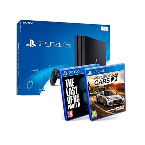 Περισσότερες πληροφορίες για "Sony PlayStation 4 Pro 1TB + The Last of Us II Project Cars 3"