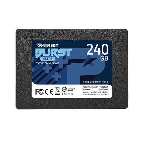 Περισσότερες πληροφορίες για "Patriot Memory Burst Elite (240 GB/SATA III)"