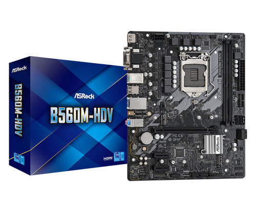 Περισσότερες πληροφορίες για "Asrock B560M-HDV"