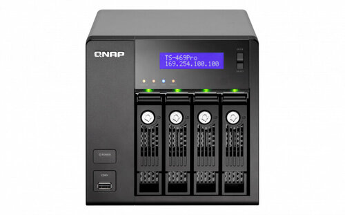Περισσότερες πληροφορίες για "QNAP TS-469 PRO + 4X ST3000NC000"