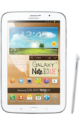 Περισσότερες πληροφορίες για "Samsung Galaxy Tab 8.0 LTE 2013 8" (4G/32 GB/2 GB/Android)"