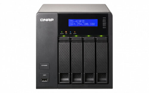 Περισσότερες πληροφορίες για "QNAP TS-419P II + 4XST3000NC000"