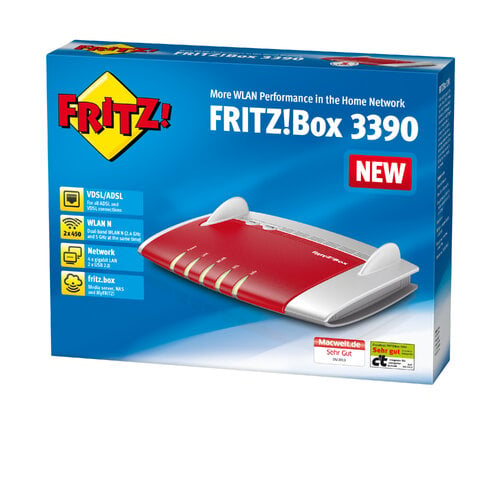 Περισσότερες πληροφορίες για "AVM FRITZ!Box 3390 International"