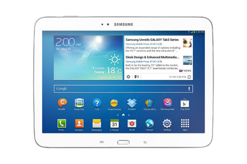 Περισσότερες πληροφορίες για "Samsung Galaxy Tab 3 10.1 2013 10.1" (3G/32 GB/Z2560/Android)"