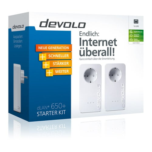 Περισσότερες πληροφορίες για "Devolo dLAN 650+ Starter Kit"