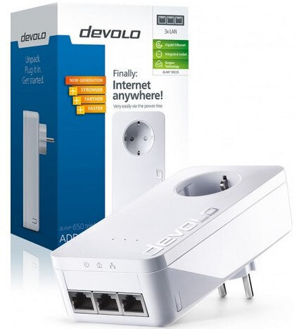 Περισσότερες πληροφορίες για "Devolo dLAN 650 triple+ Single Adapter"